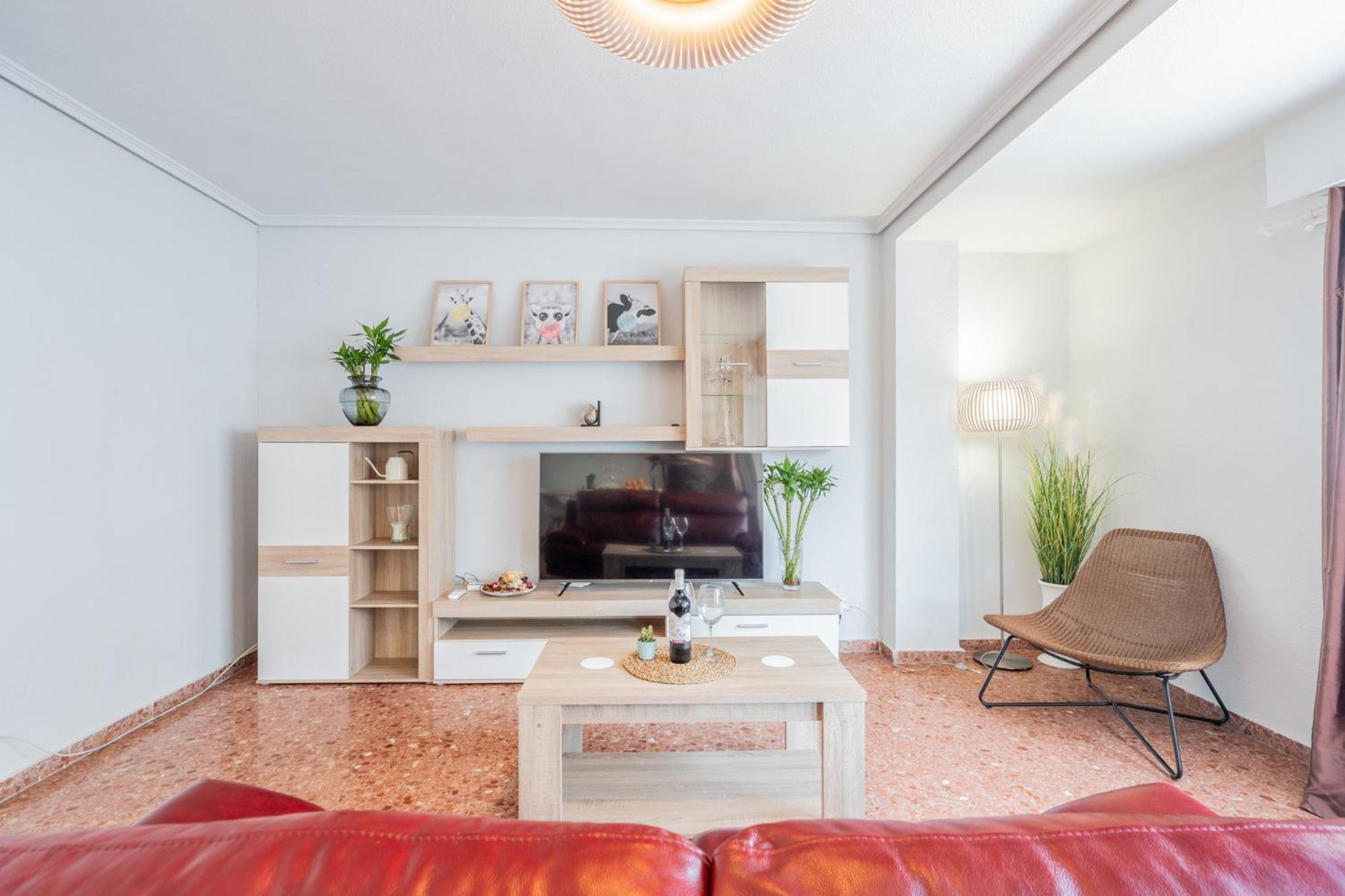 Apartamento Familiar En Avenida Del Puerto Валенсия Экстерьер фото
